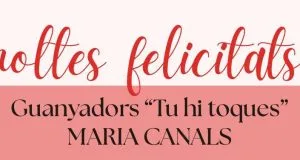 Els nostres guanyadors del “Tu hi toques?” de Maria Canals 2026!
